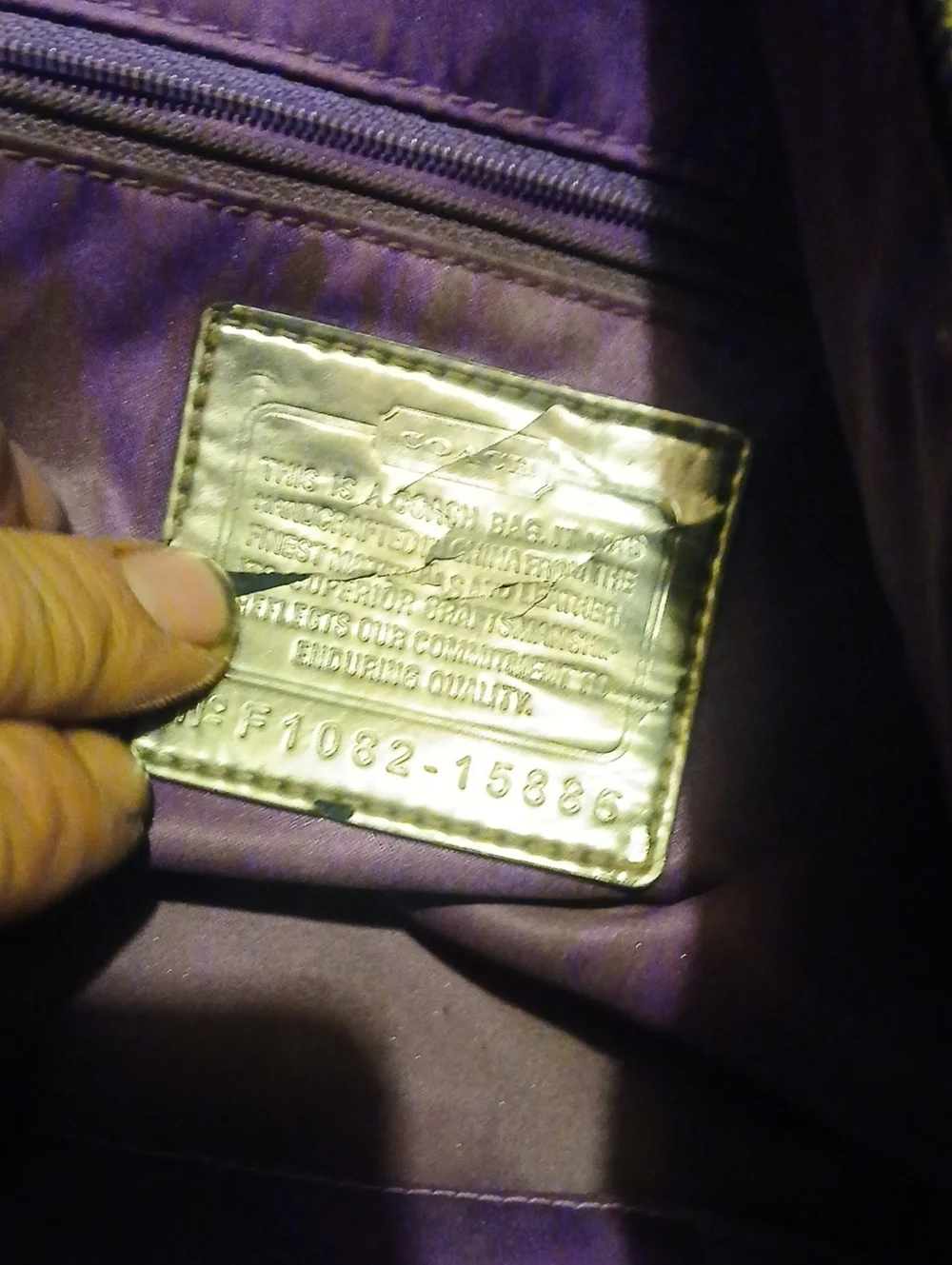 Coach stylish purple